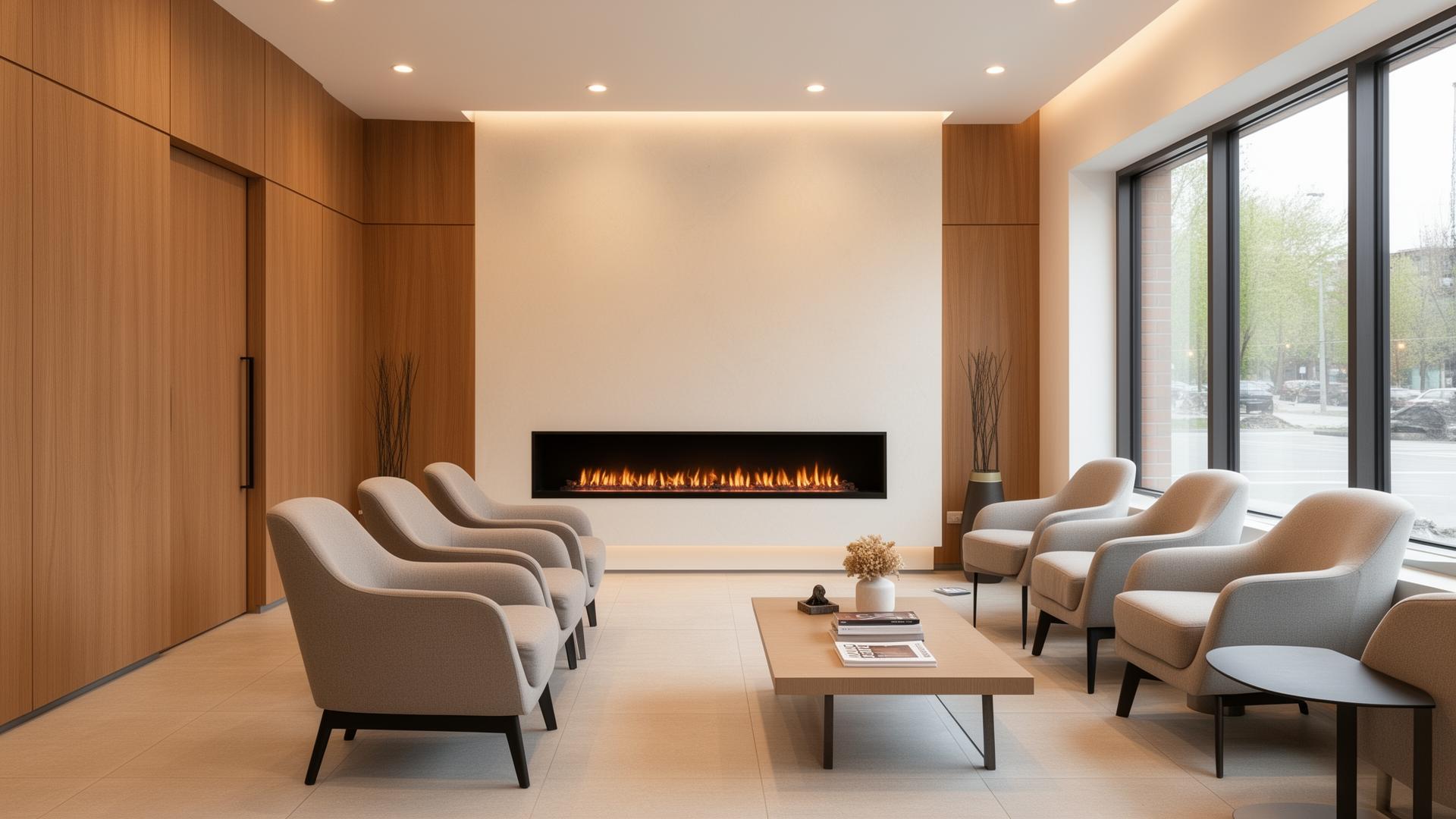 Center waiting room interior