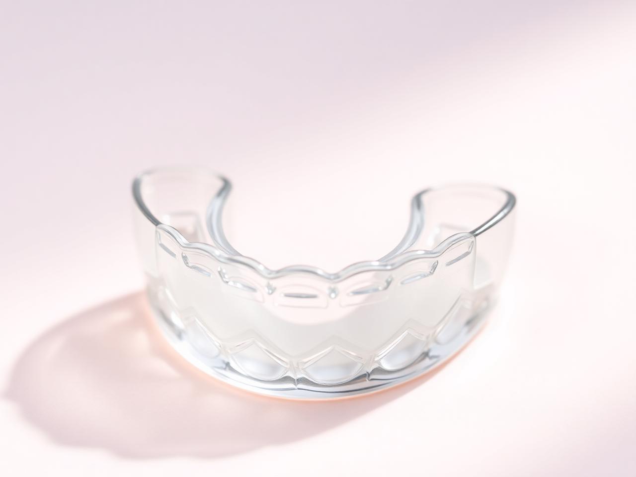 Custom clear oral appliance